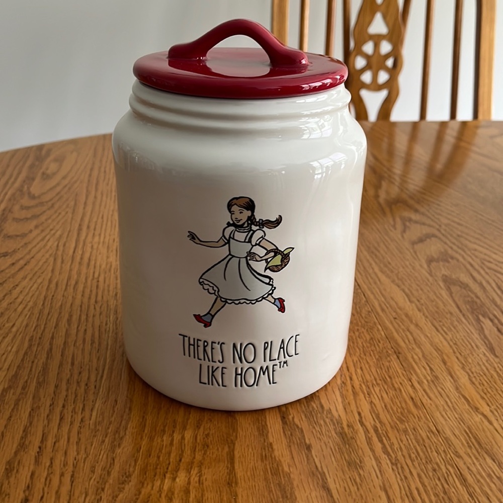 Rae Dunn Wizard of Oz There’s No Place Like Home Canister